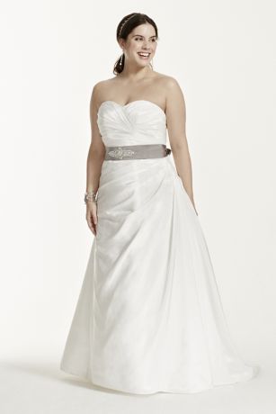 Taffeta A-Line Wedding Dress